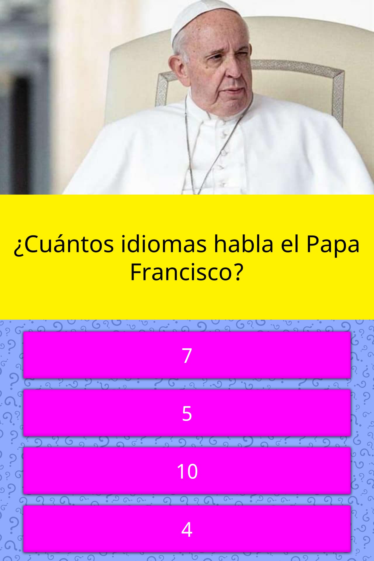 En Que Idioma Habla El Papa