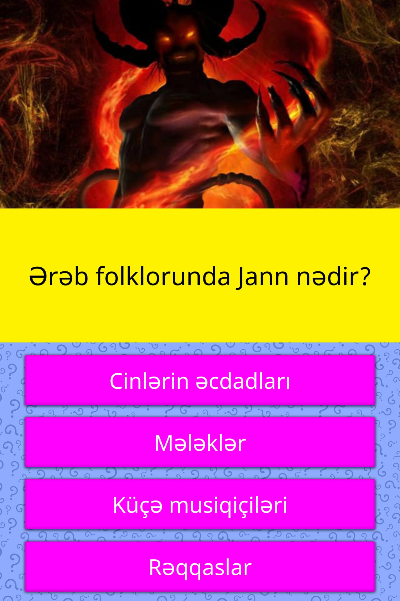 In Arabian Folklore Who Were The Jann Trivia Questions QuizzClub