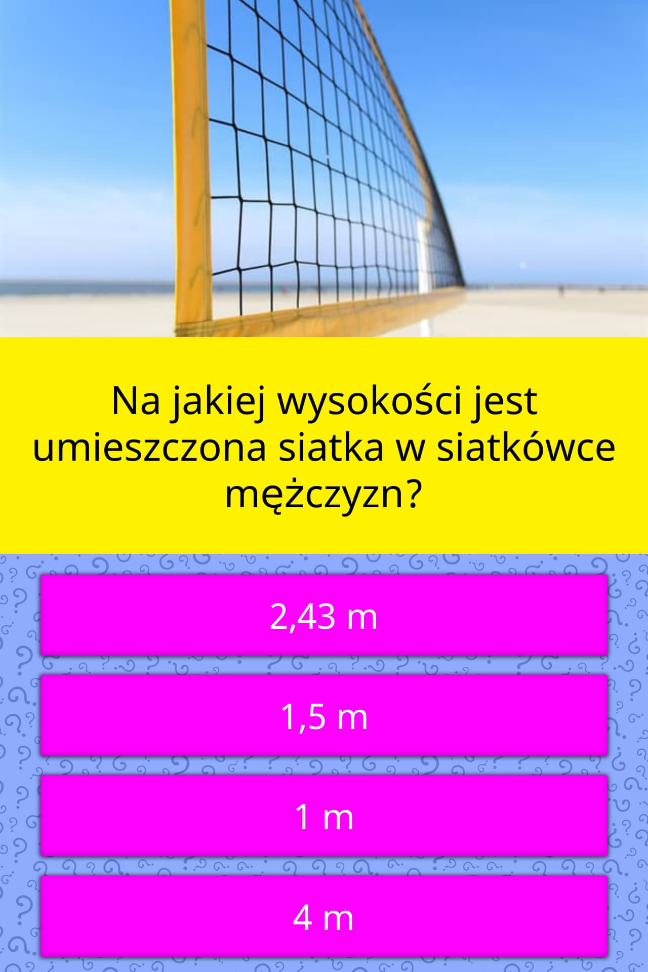 Na Jakiej Wysokości Jest Zawieszony Kosz Na jakiej wysokości jest umieszczona... | Pytania-ciekawostki