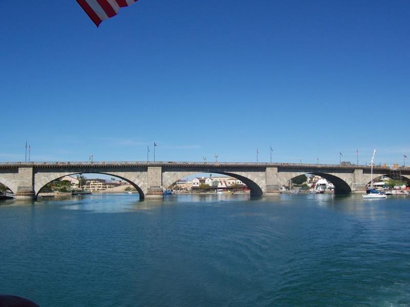 In 1962, the London Bridge was discovered to be sinking into the Thames, unable to handle modern day traffic. It was brought over to America and rebuilt in what city? In 1962, the London Bridge was discovered to be sinking into the Thames, unable to handle modern day traffic. It was brought over to America and rebuilt in what city?