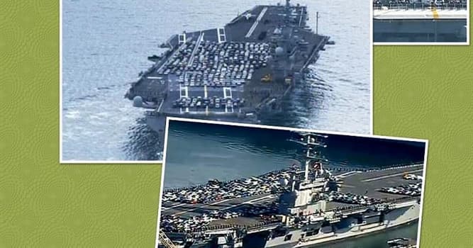 Society Trivia Question: What are these vehicles doing on board the nuclear-powered aircraft carrier USS Ronald Reagan? Society Trivia Question: What are these vehicles doing on board the nuclear-powered aircraft carrier USS Ronald Reagan?