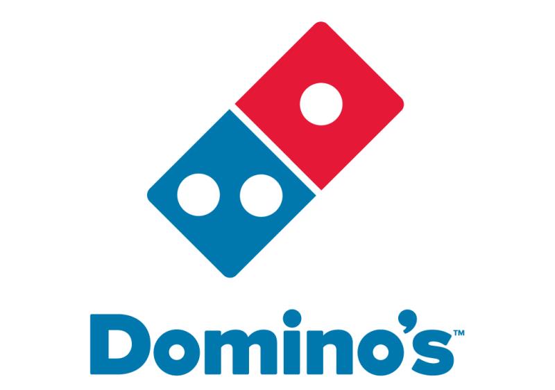 What is the reason for the three dots on the domino in the logo for Domino's, previously known as Domino's Pizza? What is the reason for the three dots on the domino in the logo for Domino's, previously known as Domino's Pizza?