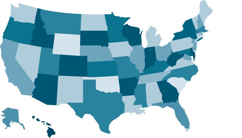 Which of these countries is larger than the contiguous USA but smaller than the whole USA? Which of these countries is larger than the contiguous USA but smaller than the whole USA?
