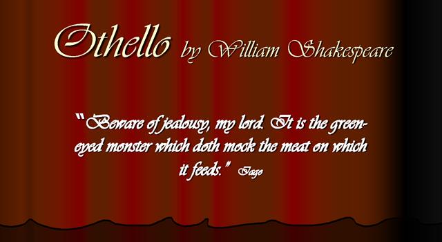 a short summary of othello by william shakespeare research paper