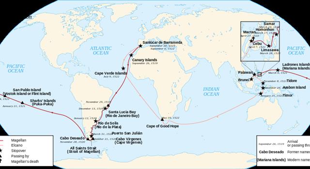 Who was the first navigator to sail around the world? Who was the first navigator to sail around the world?