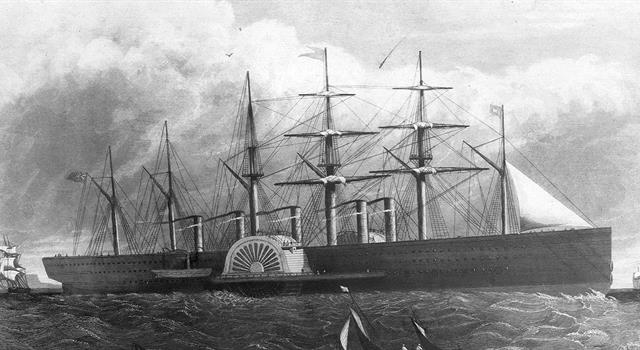 One of the masts from the SS Great Eastern is used as a flagpole at which English football stadium? One of the masts from the SS Great Eastern is used as a flagpole at which English football stadium?
