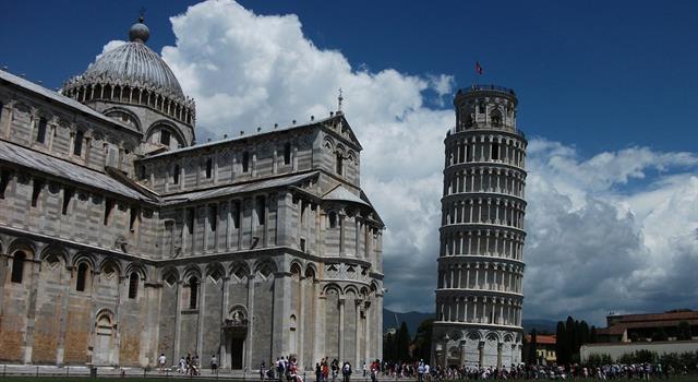 During which century was the construction of the Leaning Tower of Pisa started?