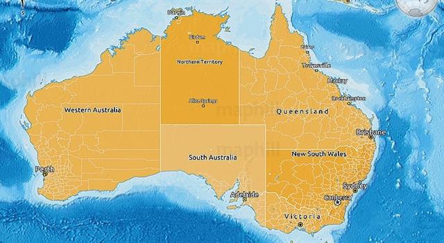 What bird appears on the state flag of Western Australia?