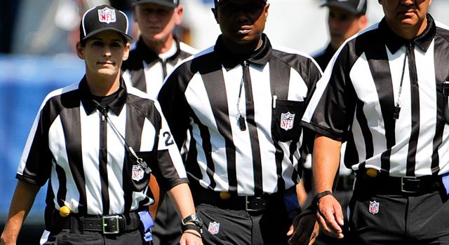 Who was the first woman to referee an NFL game?