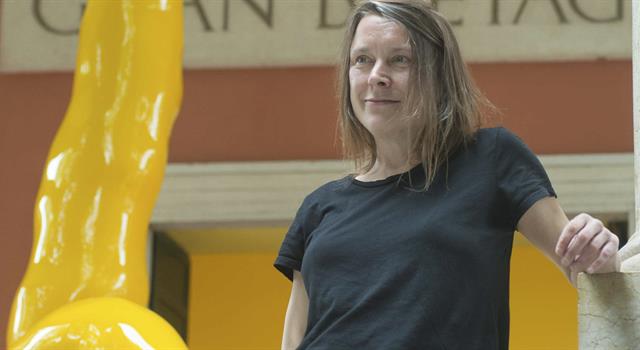 A famous work by the British artist Sarah Lucas is entitled 'Self Portrait with...'?
