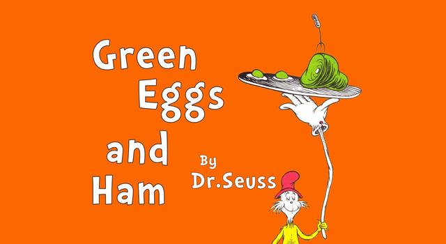 How many different words are there in the text of the children's book "Green Eggs and Ham" by Dr. Seuss?