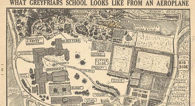 In literature, who was the best known pupil of Greyfriars School?