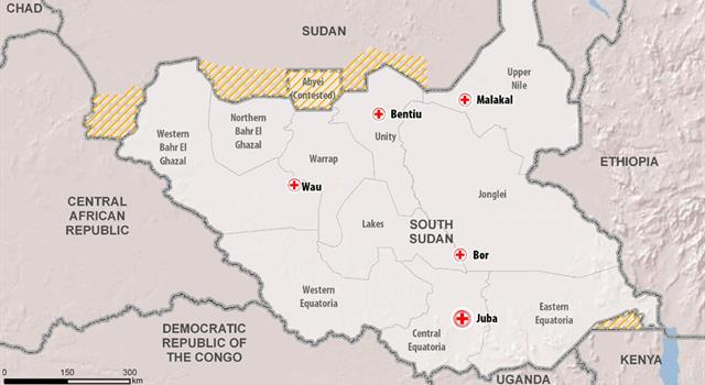 The country of South Sudan was formed in what year?