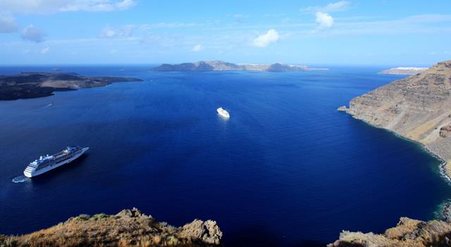 What is the name of the sea that separates Greece from Turkey?