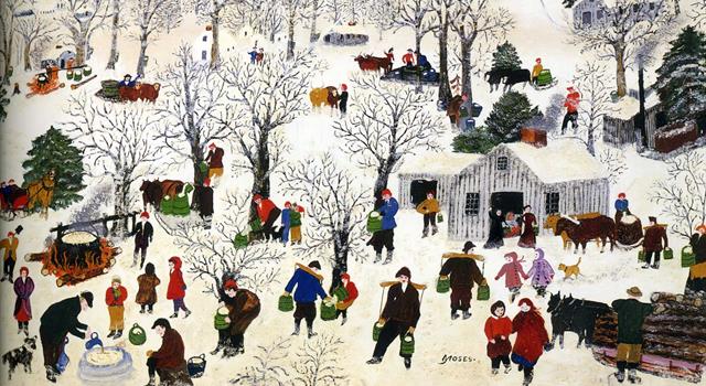 What is the name of this "Grandma Moses" painting?