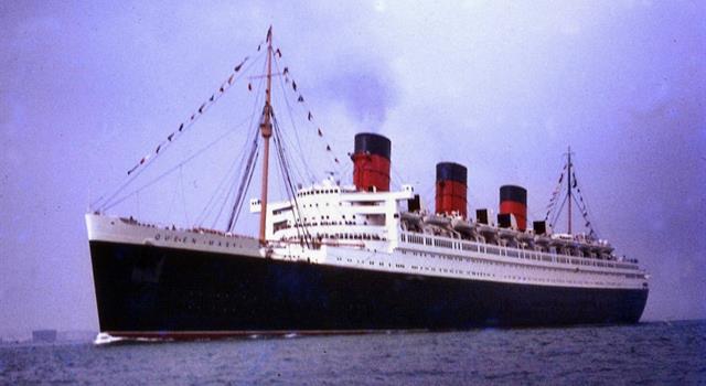 What was the sister ship of the ocean liner RMS Queen Mary?