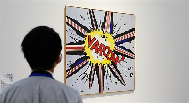 Which artist painted the Pop Art work 'Varoom!'?