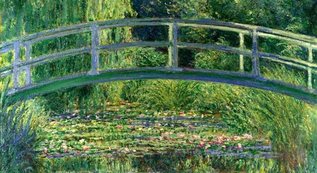 Who painted the 'Water Lily Pool'?