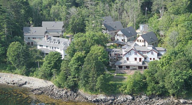 According to Travel & Leisure magazine, what is the most beautiful college in Maine?