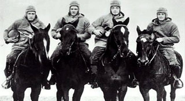 In 1924 what school had the "Four Horsemen" on their football team?