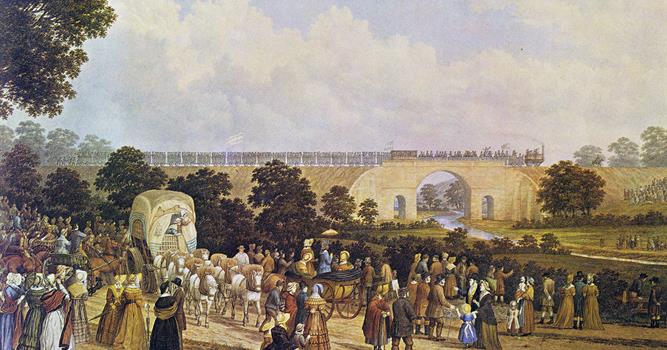 История Вопрос: Известно, что Стоктон-Дарлингтонская железная дорога была первой в мире железной дорогой общественного пользования на локомотивной (паровой) тяге. А в каком году она была открыта? История Вопрос: Известно, что Стоктон-Дарлингтонская железная дорога была первой в мире железной дорогой общественного пользования на локомотивной (паровой) тяге. А в каком году она была открыта?