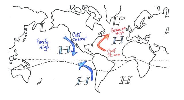 The Canary Current flows along the coast of which continent?