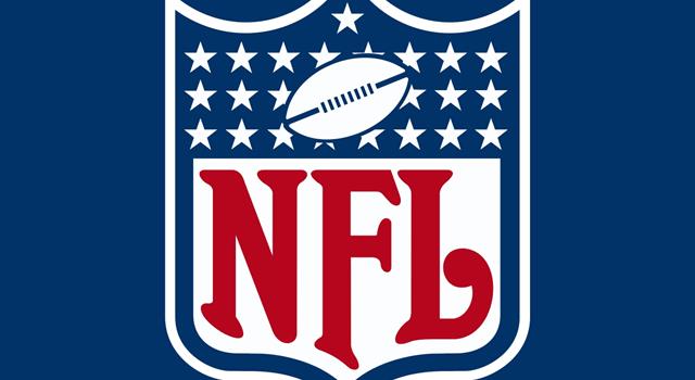 Which NFL team was the first to put a logo on its helmets?