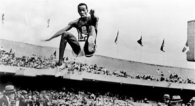Who has held the Olympic long-jump record since 1968?