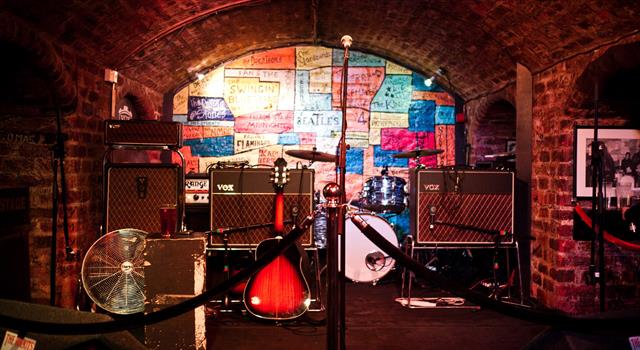 Who was the first band to play at the Cavern Club in Liverpool, England?