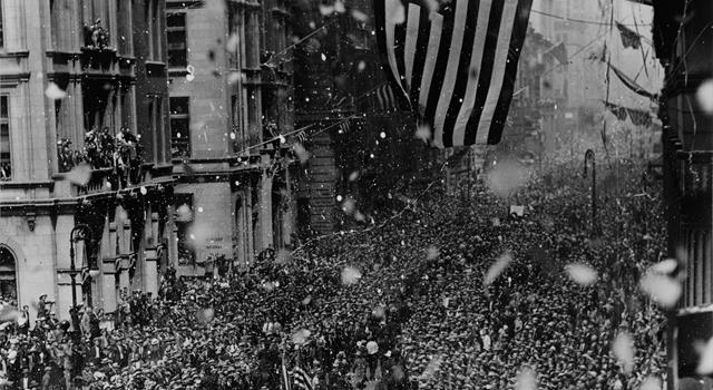 Who was the first woman to receive - alone - a ticker tape parade in New York City?