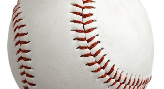 Sport Trivia Question: The stitches on a Major League baseball are called virgules. Sport Trivia Question: The stitches on a Major League baseball are called virgules.
