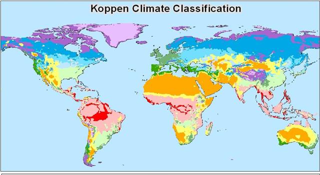 Geography Trivia Question: Which country experiences nine of the eleven climate zones known in the world? Geography Trivia Question: Which country experiences nine of the eleven climate zones known in the world?