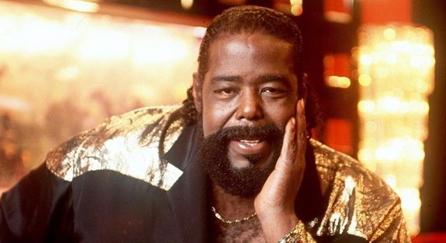 Culture Trivia Question: Which of these is true about the singer-songwriter Barry White? Culture Trivia Question: Which of these is true about the singer-songwriter Barry White?
