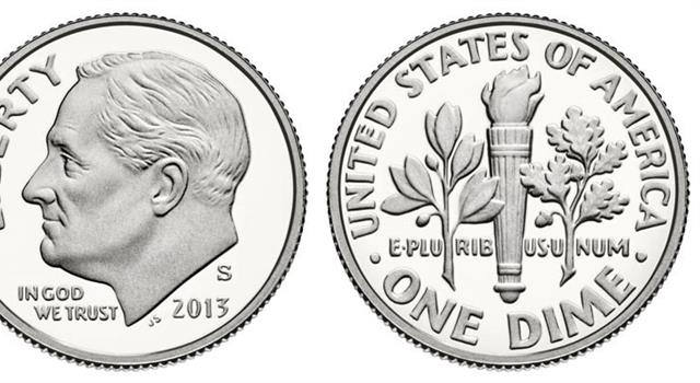 In which year was the "Roosevelt" dime first put into circulation?