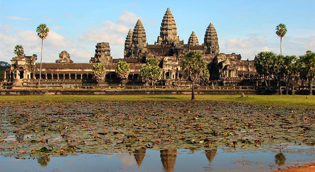 Geography Trivia Question: The Angkor Wat Temple is featured on what Asian country's flag? Geography Trivia Question: The Angkor Wat Temple is featured on what Asian country's flag?