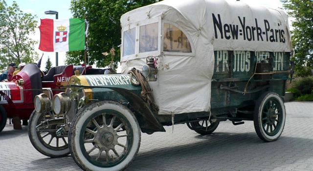 The Great Auto Race of 1908 went from NYC to Paris by way of the Pacific Ocean. What was the name of the automobile that won the race?