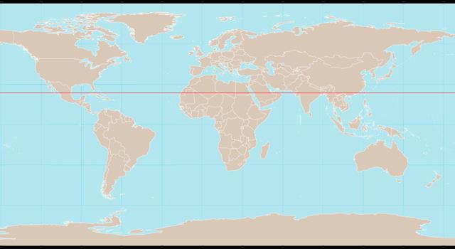 Geography Trivia Question: The most northerly circle of latitude on earth at which the sun may appear directly overhead at its culmination is called? Geography Trivia Question: The most northerly circle of latitude on earth at which the sun may appear directly overhead at its culmination is called?