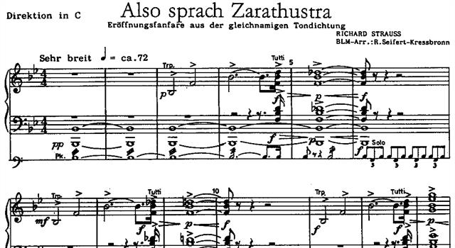 The tune 'Also Sprach Zarathustra' by Richard Strauss was associated with which of the following films? The tune 'Also Sprach Zarathustra' by Richard Strauss was associated with which of the following films?