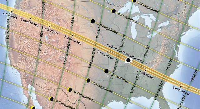 Science Trivia Question: Which of these U. S. cities was NOT within the total solar eclipse 70-mile band on August 21, 2017? Science Trivia Question: Which of these U. S. cities was NOT within the total solar eclipse 70-mile band on August 21, 2017?