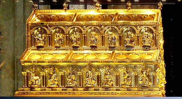 History Trivia Question: Which German cathedral has a gilded shrine which is said to contain the remains of the Three Kings? History Trivia Question: Which German cathedral has a gilded shrine which is said to contain the remains of the Three Kings?