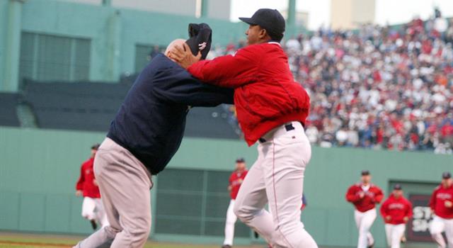 Sport Trivia Question: Whom did Boston Red Sox pitcher Pedro Martinez push to the ground in a skirmish with the New York Yankees on October 11, 2003? Sport Trivia Question: Whom did Boston Red Sox pitcher Pedro Martinez push to the ground in a skirmish with the New York Yankees on October 11, 2003?