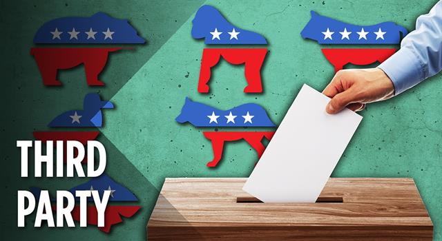 History Trivia Question: America's first third-party presidential candidates, two of them, each ran in which election year? History Trivia Question: America's first third-party presidential candidates, two of them, each ran in which election year?