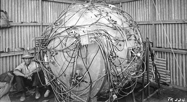 History Trivia Question: What was the name of the first atomic bomb? History Trivia Question: What was the name of the first atomic bomb?