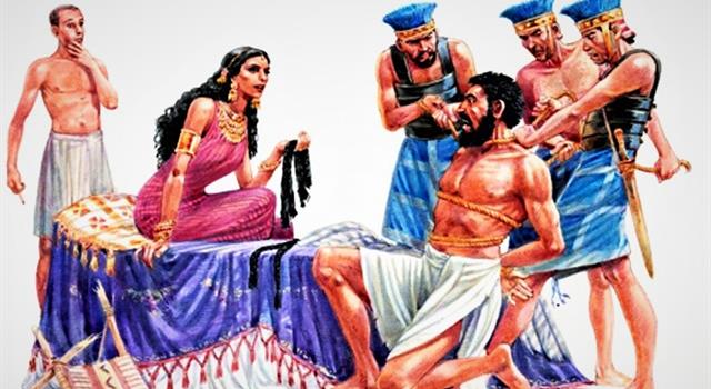 Culture Trivia Question: Who in the Bible said to her lover; "You have made a fool of me; you lied to me."? Culture Trivia Question: Who in the Bible said to her lover; "You have made a fool of me; you lied to me."?