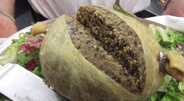 History Trivia Question: Authentic Scottish haggis was banned in the US in 1971 because it contained what? History Trivia Question: Authentic Scottish haggis was banned in the US in 1971 because it contained what?