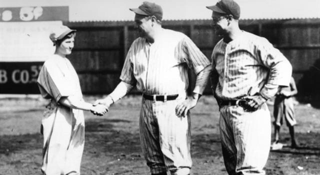 Sport Trivia Question: Who is the only female in history to strike out Babe Ruth and Lou Gehrig? Sport Trivia Question: Who is the only female in history to strike out Babe Ruth and Lou Gehrig?