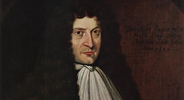 History Trivia Question: In 1679, what did the French-born scientist Denis Papin invent? History Trivia Question: In 1679, what did the French-born scientist Denis Papin invent?