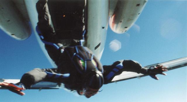 History Trivia Question: In order to safely skydive from a 727 aircraft what has to be removed from the aircraft? History Trivia Question: In order to safely skydive from a 727 aircraft what has to be removed from the aircraft?