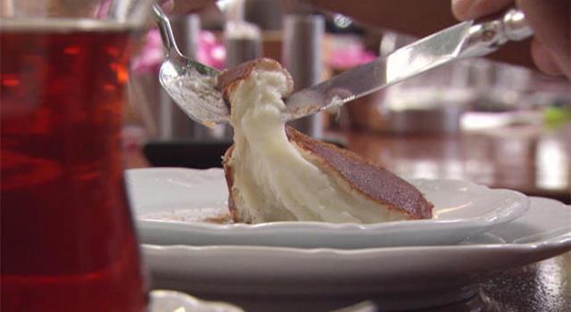 Culture Trivia Question: What is the name of the Turkish sticky and sugary milk pudding made from chicken? Culture Trivia Question: What is the name of the Turkish sticky and sugary milk pudding made from chicken?