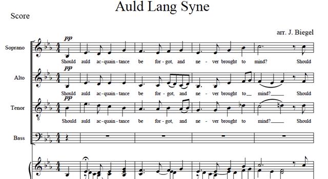 History Trivia Question: Who wrote the song ‘Auld Lang Syne’? History Trivia Question: Who wrote the song ‘Auld Lang Syne’?